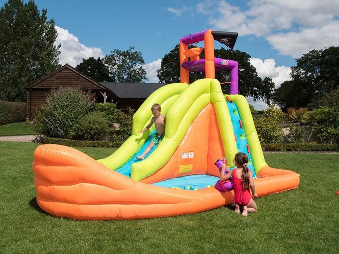Toboggan aquatique gonflable bateau pirate idéal pour enfant de 1-5ans