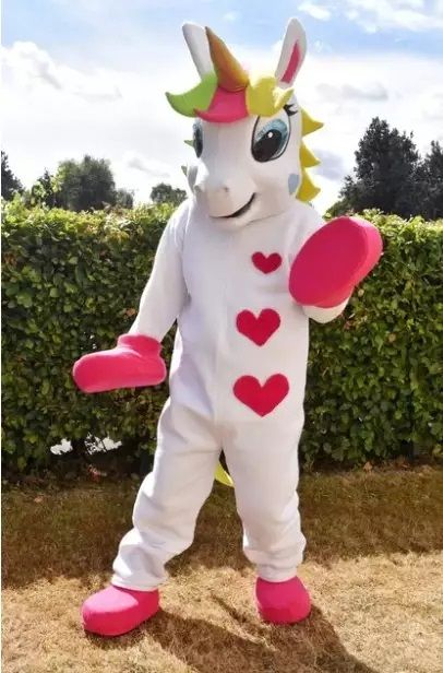 mascotte pour vos événements  ainsi que robe de princesse et costume super heros
