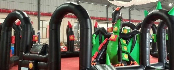 arena geante interactive  pour archery tag ou bataille nerf 